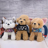 Desenli Köpek Gögüs Tasması Siyah Beyaz